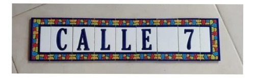 Modulos De Letras Y Numeros Gaudi Cobalto Relieve Azulejos