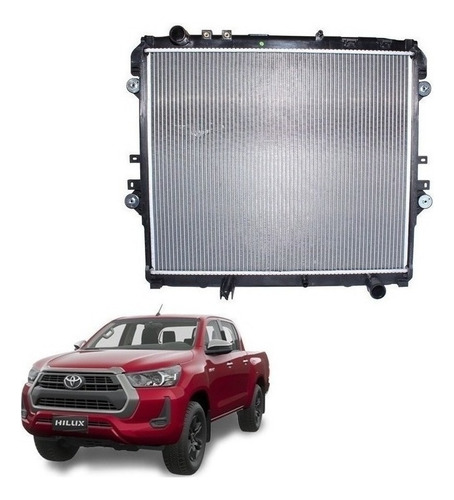 Radiador Para Toyota Hilux 2.8 2016 2022 Mecanico