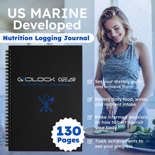 Gridlock Gear Workout Notebook Log And Fitness Journal For M