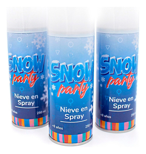 Nieve Espuma Spray 250ml Embalaje X 1 Unidad