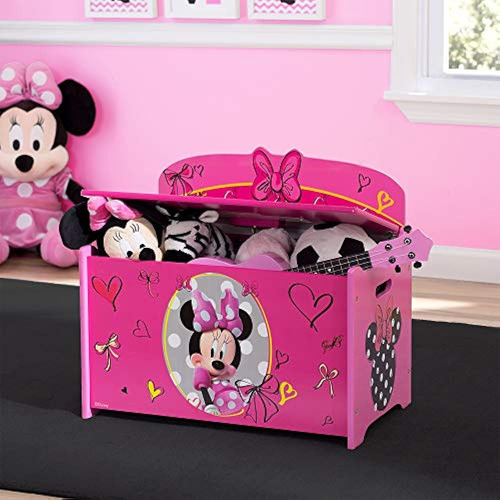 Delta Children - Caja De Juguetes De Lujo, Disney Minnie Mou
