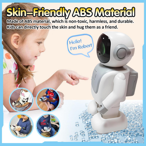 Altavoz Robot Bailarín Portátil Con Bluetooth Para Niños