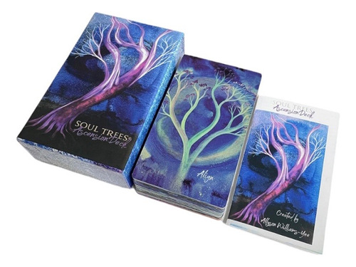 Tarot Soul Trees, Ascensión Deck, Oráculo, 12x7, Con Libro