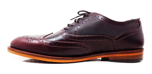 Imagen 4 de 8 de Zapato Bostoniano De Caballero En Fina Flor De Piel Vacuno