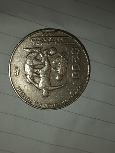 Moneda De 200 Pesos Mexicanos 1985