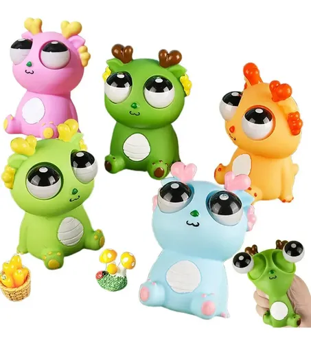 Juguete para Aliviar el Estrés, Lindo Dragón Que Hace Estallar Los Ojos Divertido Juguete para Apretar el Estrés Regalo para Niños y Adultos Juguete para Aliviar el Estrés, Lindo Dragón Que Hace Estallar Los Ojos Divertido Juguete para Apretar el Estrés Regalo para Niños y Adultos