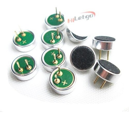 10pcs 6 2,2 mm Microfono Condensador Electret Accesorio Zz