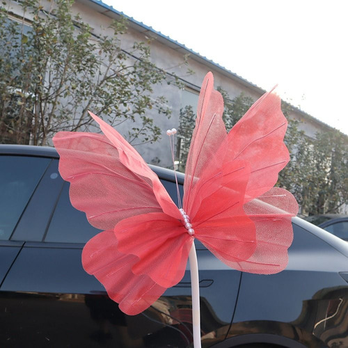 Mariposa Artificial De Hilo De Seda 3d Para Exteriores