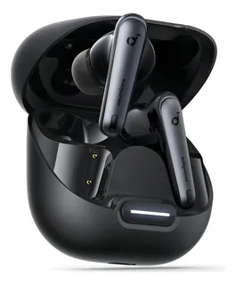 Fone De Ouvido Soundcore by Anker Liberty 4nc ANC Redução de Ruído de 98,5% Cancelamento Adaptativo Bluetooth 5.3 Multiponto Cor Preto para Ouvidos e Ambiente Áudio Hi-Res 50H Bateria Carga Sem Fio