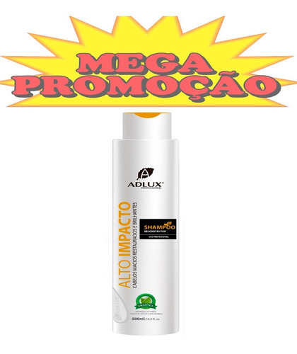 Shampoo Adlux Alto Impacto Hidratação Pos Detok 500ml +frete