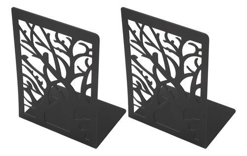 Suportes Para Livros: 1 Par De Metal, Design De Árvore Decor