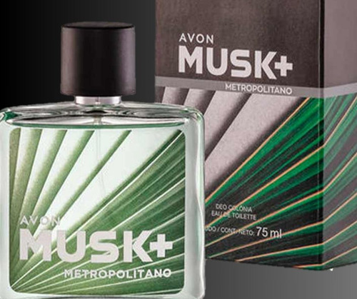 Avon Combo Musk+ Metropolitano Deo Colônia 75ml + Body Splash