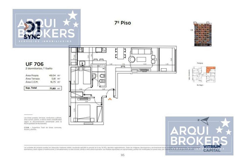 Imagen 3 de 16 de Venta Apartamento Dos Dormitorios En Barrio Sur - 706