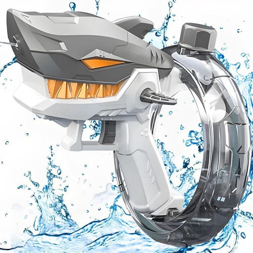Tiburón Pistola De Agua Electronica A Presion Juguete