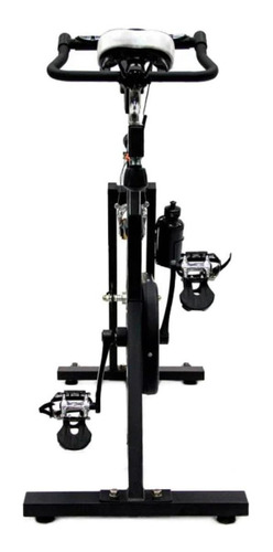 Imagen 2 de 4 de Bicicleta estática Sport Fitness Genoa para spinning negra y azul