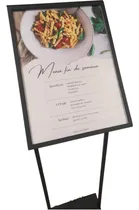 Comprar Atril De Hierro Porta Menu, Publicidad, Anuncios Comerciales