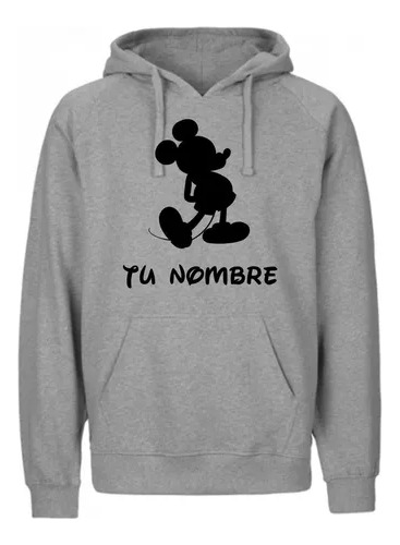 Buzo Canguro Mickey Mouse Personalizada Hoodie Unisex