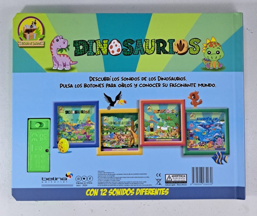 Dinosaurios. Tesoro De Sonidos - Libro Infantil Con Sonidos