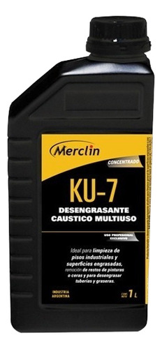 Desengrasante Soda Cáustica Concentrado Ku7 Merclin