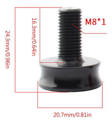 (bl) Suporte Inferior De Bicicleta Eixos Crank Bike 8 Mm All
