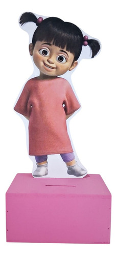 Alcancía Niña Boo Centro De Mesa Recuerdos Alcancia Rosa
