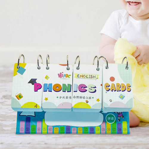 Phonics Alphabet Calendar Flash Cards Niños Sight Word