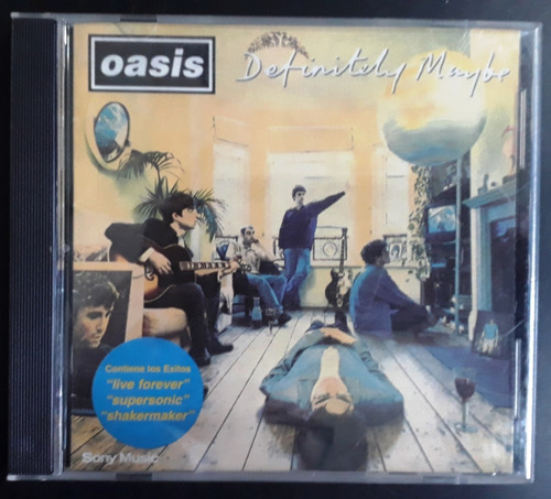 Oasis - Definitely Maybe - Solo Tapa, Sin Cd 