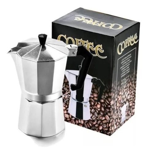 Cafetera Aluminio Tipo Italiana 6 Tazas Expresso 300 Ml