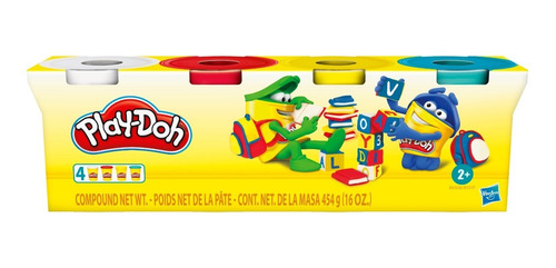 Play-doh - Set De 4 Colores Clásicos (pack X 4) Hasbro