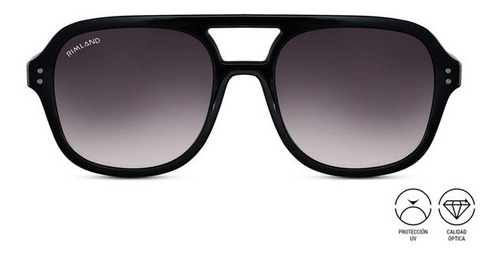 Imagen 2 de 8 de Anteojos Sol Rimland Want Lente Degrade Negro