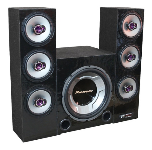 Home Theater Pioneer Torre Taramps Bluetooth Usb Sd Fm Aux