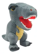 Comprar Peluche Tiranosaurio Rex Dinosaurio T-rex Mediano 25x20x14 Color Rex Gris