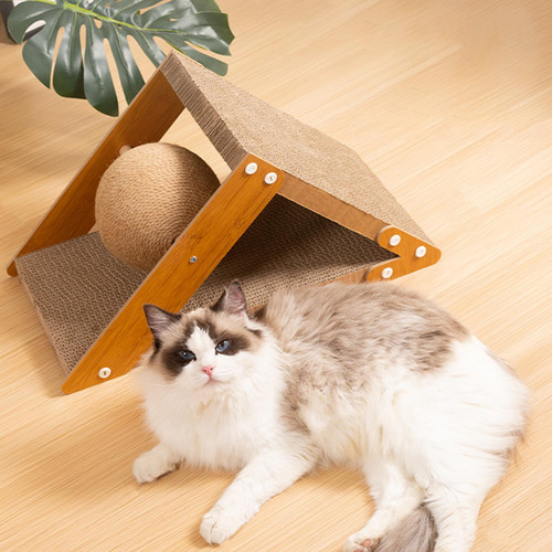 Juguete De Madera Para Rascar Gatos Para Mascotas S