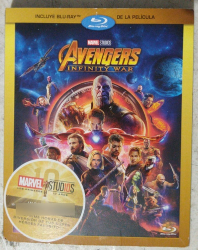Pelicula Avengers Infinity War Nueva Blu-ray