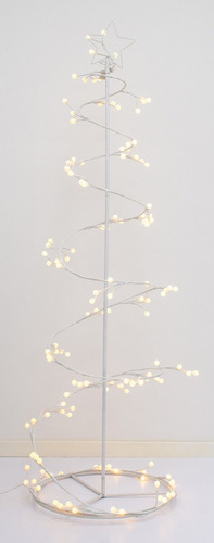 Arbol Navidad Blanco Led Bolita Flexible Deco Pettish Online