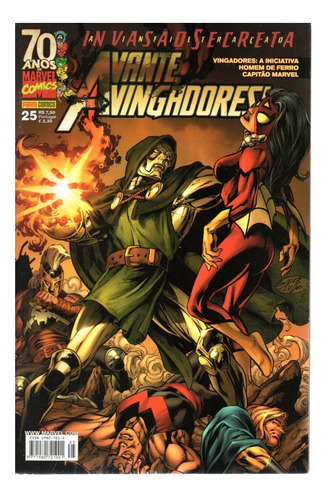 Avante Vingadores 25 1ª Serie - Panini - Bonellihq Cx90 G19