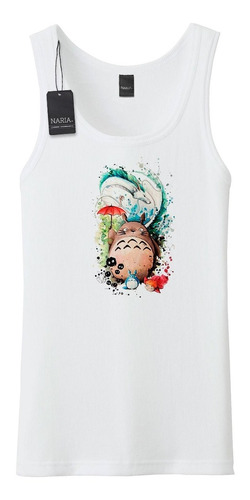 Musculosa Hombre Totoro Dibujo Art - Anto3