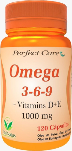 Omega 3-6-9 - 60 Capsulas Natural Triple Softgel Vital Natus