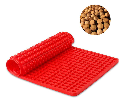 Molde De Silicona Mini Redondo Para Bolas De Chocolate Con 4