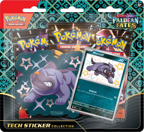 Colección De Pegatinas Pokémon Tcg Scarlet Y Violet Paldean