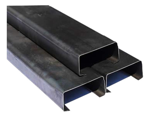 Perfil C 80x50x2.0 Mm X 6.0 Metros Negro Perfiles/techo