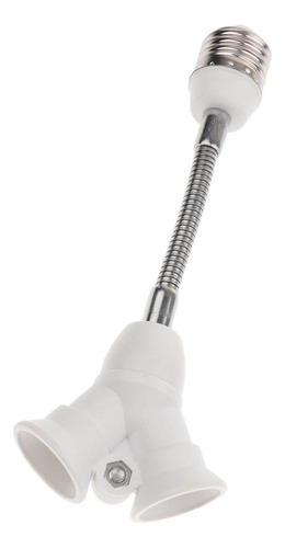 E27 Extendido A 2 Enchufes E27 Base Enchufe Adaptador De