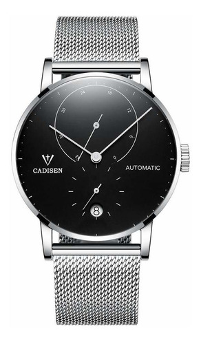 Reloj Hombre Cadisen C1030mwwb Automático Pulso Plateado En 