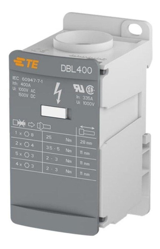 Bloco De Distribuição Multipolar 12 Posições 400a - Dbl400