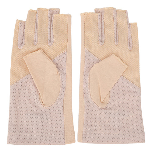 Guantes De Manicura Protección Uv Uv Fibra De Algodón Sin
