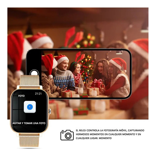Reloj Inteligente Bluetooth Resistente Al Agua Con Llamadas