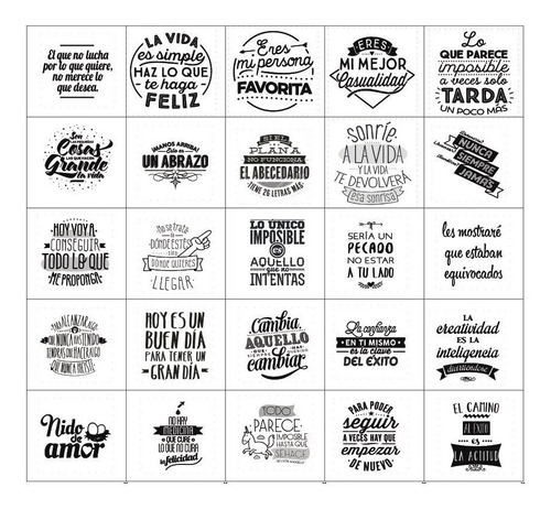 250 Plantilla Frases Vinilo Sublimacion Tazas Remera Frascos