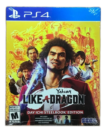 Yakuza: Like A Dragon Day Ichi Steelbook Edition Ps4
