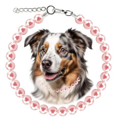 Collar De Perlas Gruesas Para Perros (cuentas De 19 Mm) Con