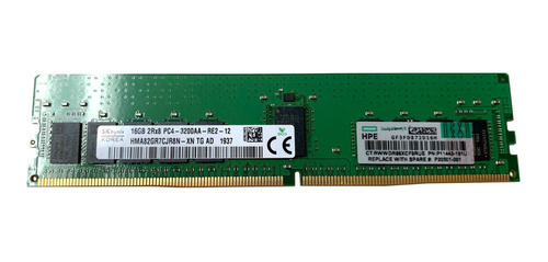 Memoria Registrada 16gb X8 Ddr4-3200 - Hpe P07642-b21 /vc